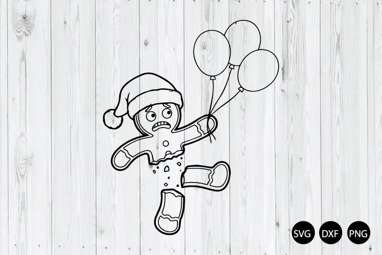 Funny Gingerbread SVG, Christmas Cookie SVG, Christmas SVG