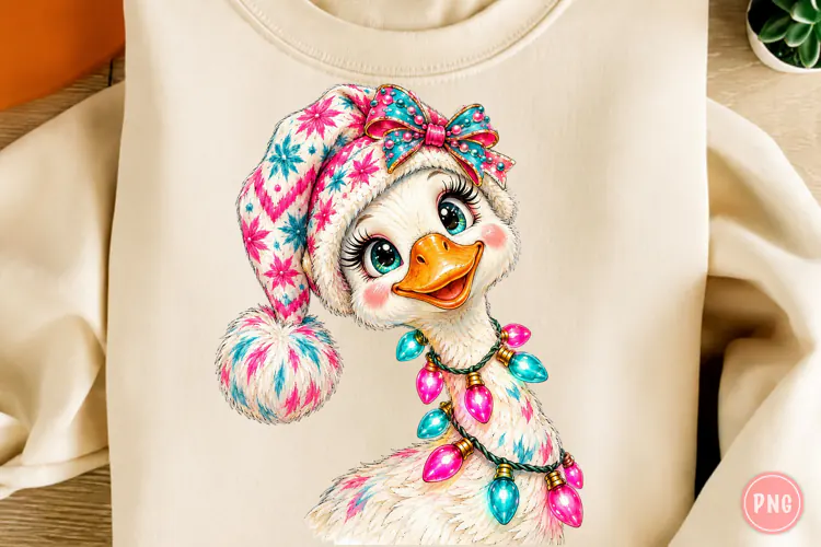 Funny Goose Christmas PNG, Christmas PNG