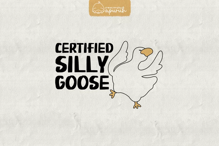 Funny Goose Meme Quotes Sublimation 09