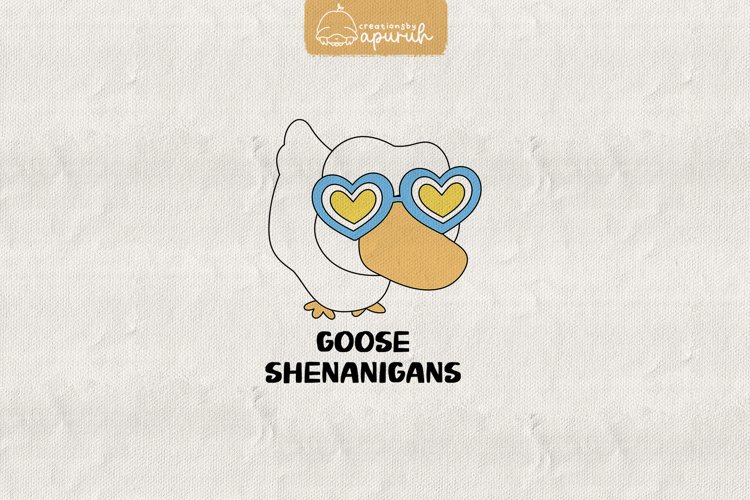 Funny Goose Meme Quotes Sublimation 19 example image 1