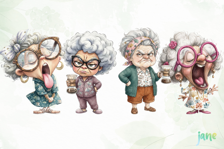Funny Grandma Clipart