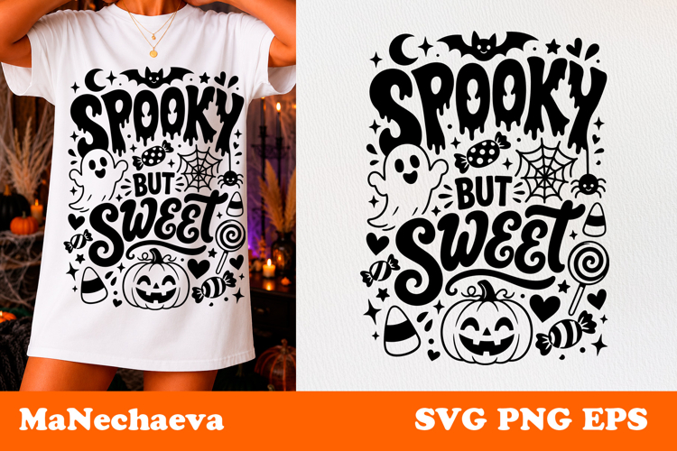 Funny Halloween Quote SVG | Spooky But Sweet