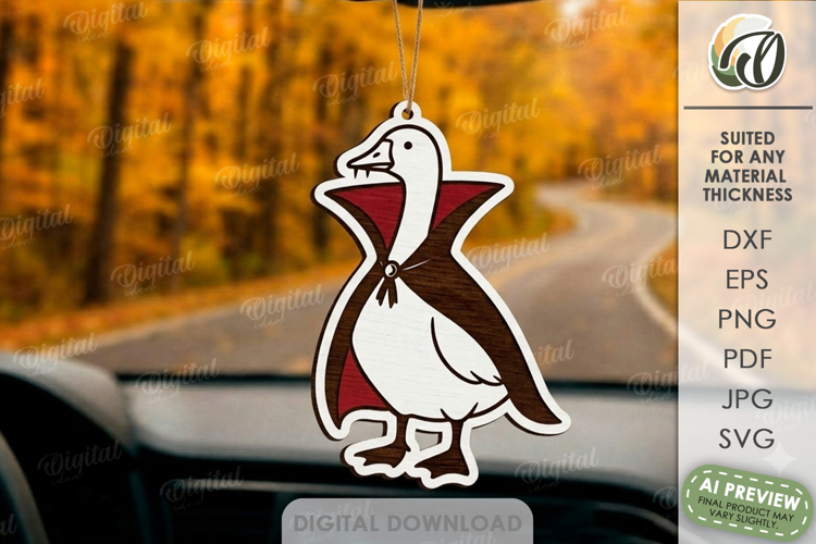 Funny Halloween Car Charm Laser Cut. Car Accessory SVG