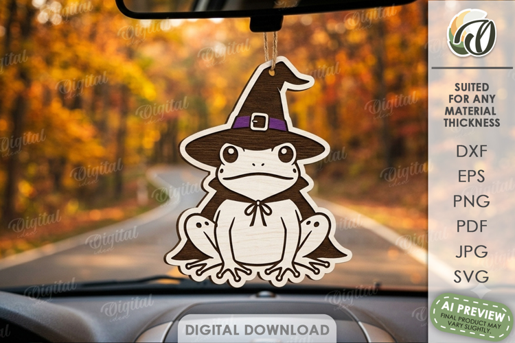 Funny Halloween Car Charm Laser Cut. Car Accessory SVG