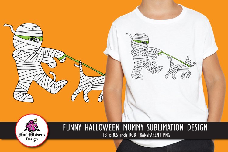 Halloween Sublimation Funny Halloween Mummy T shirt