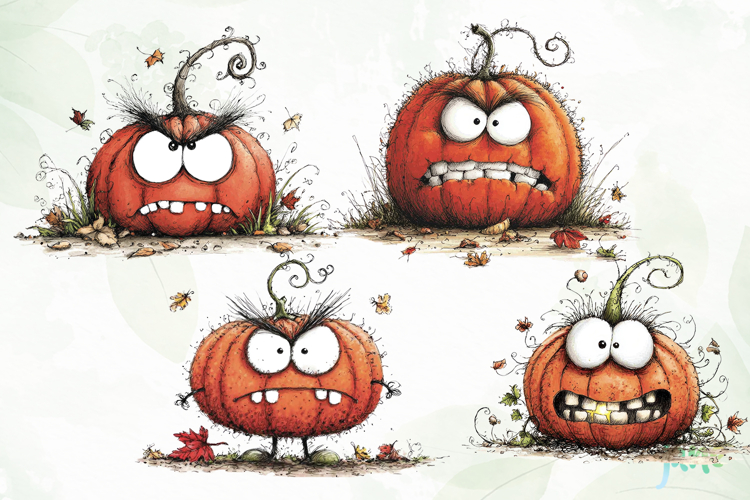 Funny Halloween Pumpkin PNG