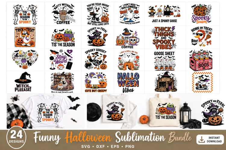Funny Halloween Sublimation Bundle