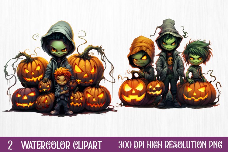 Funny Halloween Sublimation Clipart, Funny Halloween PNG