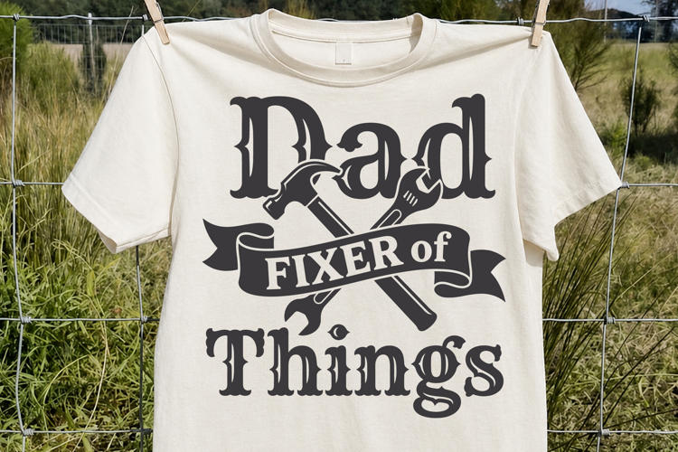 Dad Fixer of Things SVG, Funny Handyman Dad SVG