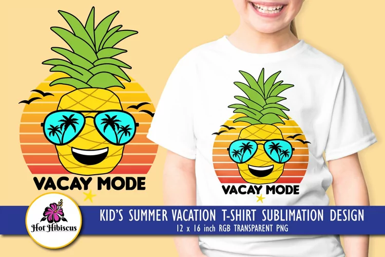 Kids Summer PNG | Summer Sublimation | Vacation Mode PNG