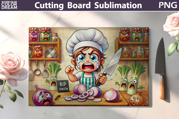 Funny Onion Cutting Scene | Cutting Board Design