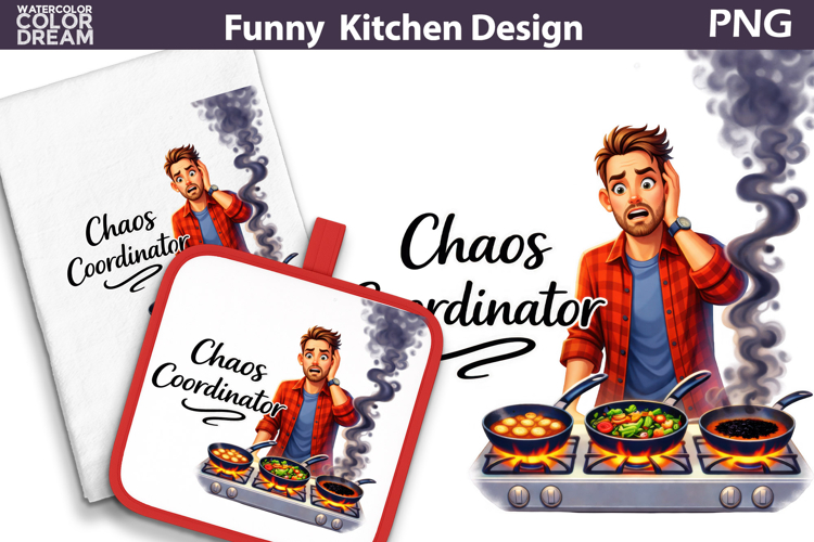 Funny Kitchen Quote Design | Sarcastic Kitchen Sublimation