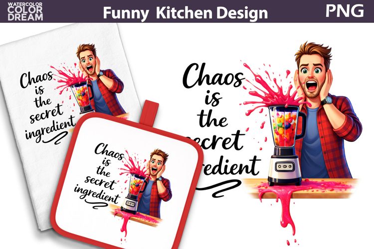 Funny Kitchen Quote Design | Sarcastic Kitchen Sublimation