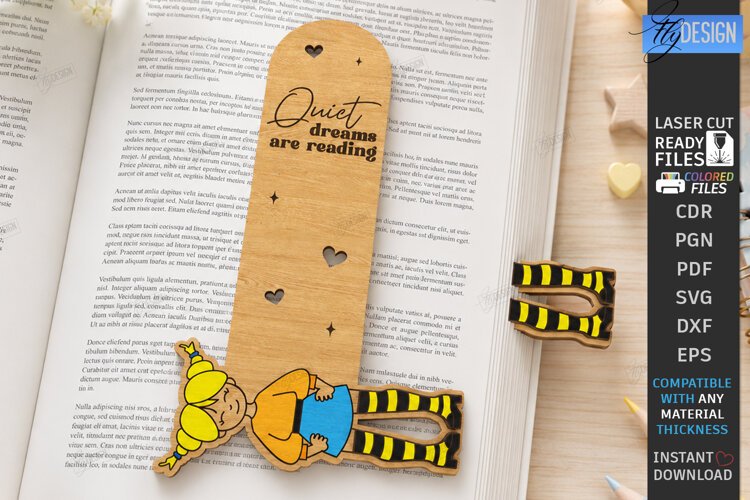 Funny Legs Bookmark Laser Cut | Girl Wooden Bookmarks Laser example image 1