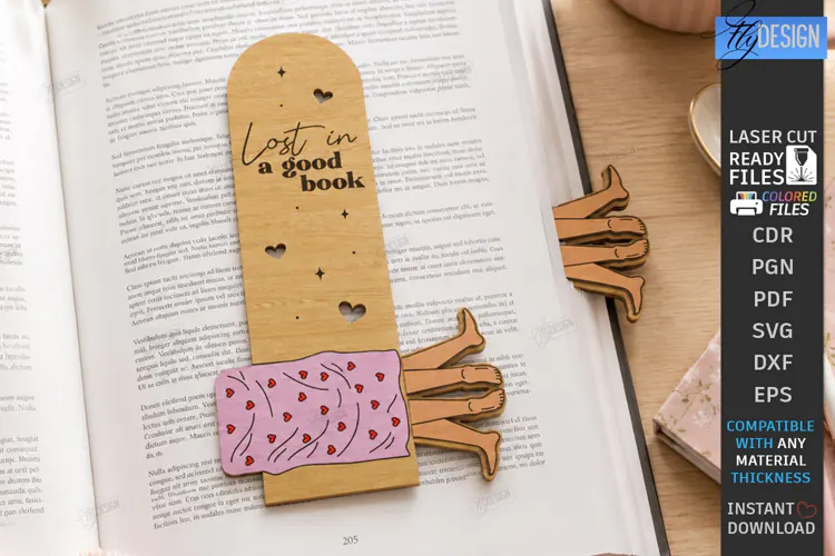 Funny Legs Bookmark Laser Cut | Wooden Bookmarks Laser Cut