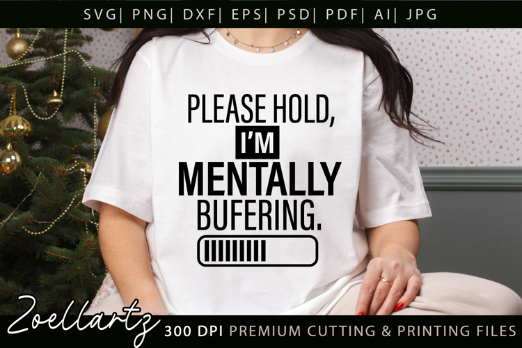 Mental Health Awareness SVG Funny Sarcastic Anxiety T-shirt