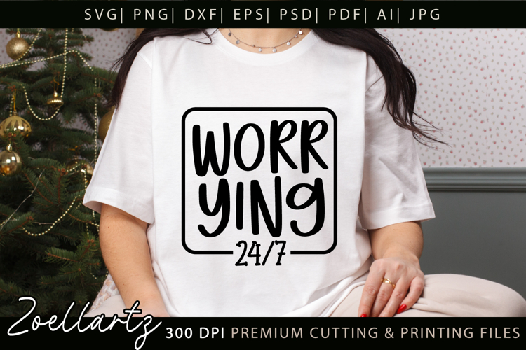 Funny Mental Health SVG Sarcastic Anxiety T-shirt Mug Design