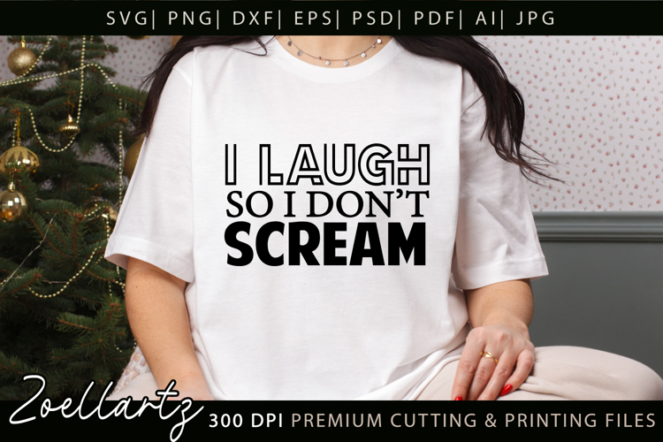 Funny Mental Health SVG Sarcastic Anxiety T-shirt Mug Design