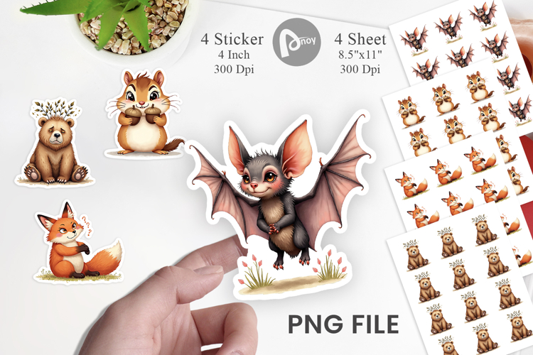 Morning After Animals Sticker