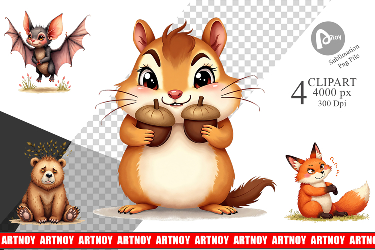 Morning After Animals Clipart