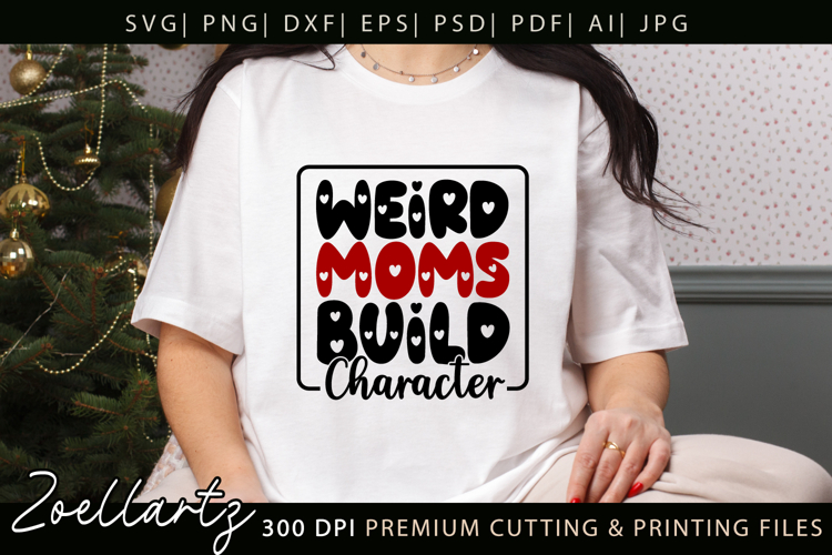Funny Mom Life SVG for Cricut Mothers Day T-shirt Mug Design example image 1