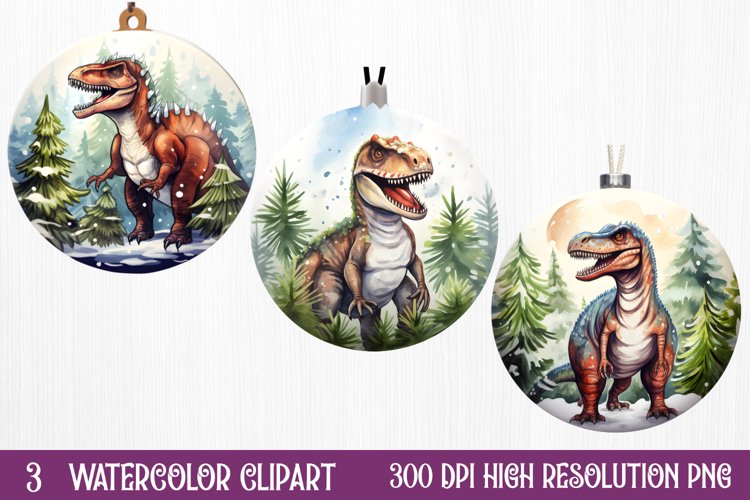 Funny Prehistoric Christmas Clipart Sublimation