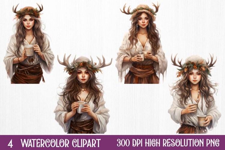 Funny Prehistoric Christmas Clipart Sublimation
