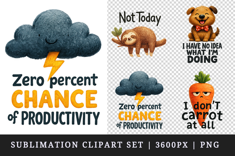 Funny Quote clipart printable sublimation design png