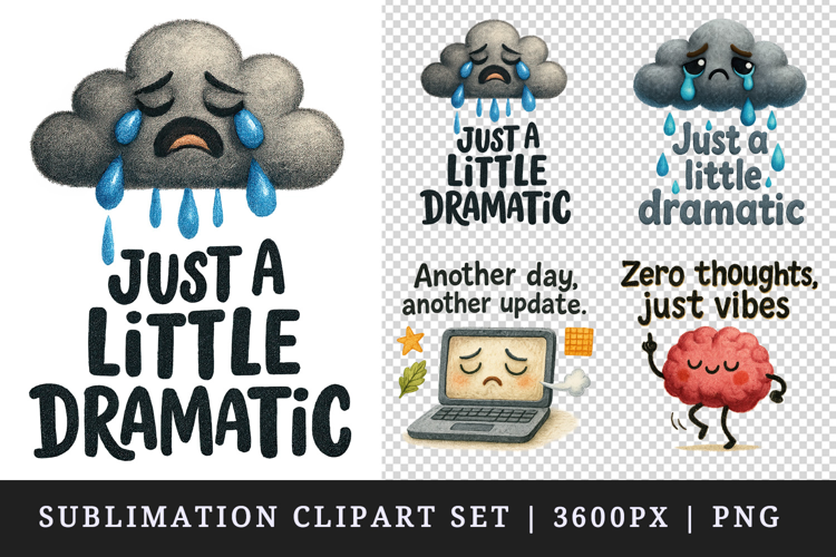 Funny Quote clipart printable sublimation design png