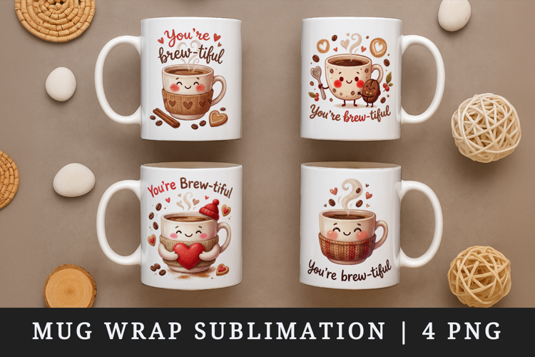 Funny Quote mug wrap printable sublimation design