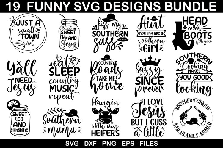 Funny Quotes SVG Bundle example image 1