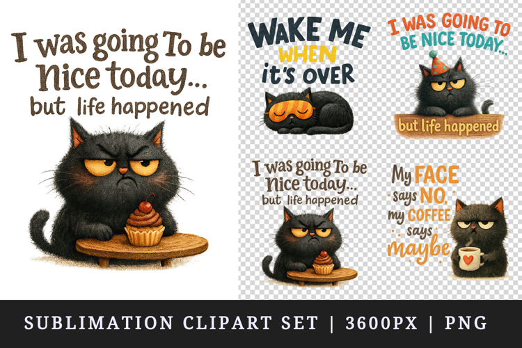 Funny Quotes clipart printable sublimation design png