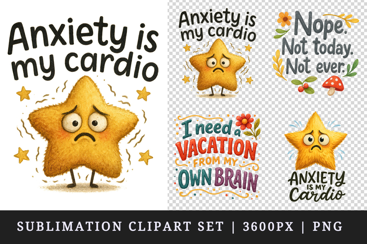 Funny Quotes clipart printable sublimation design png