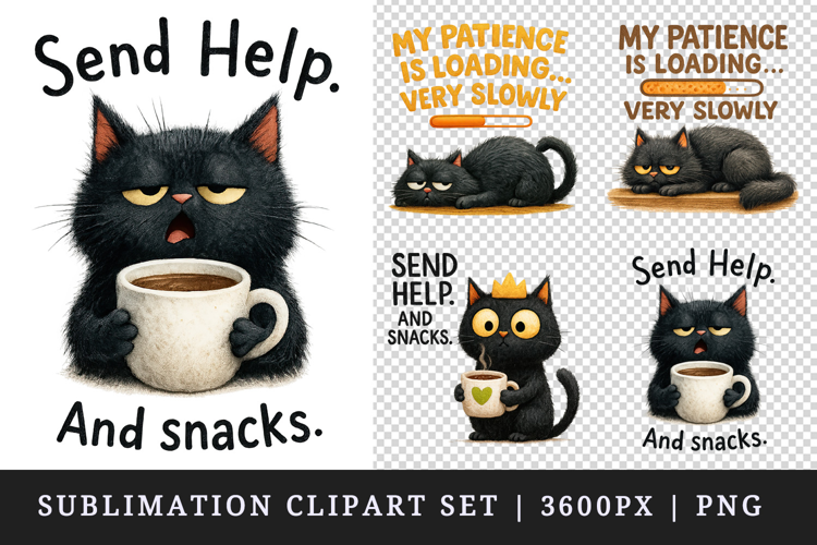 Funny Quotes clipart printable sublimation design png