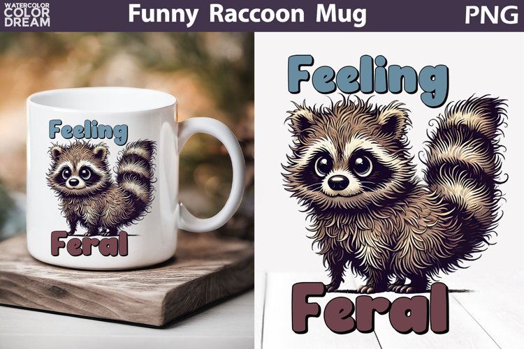 Funny Raccoon Mug | Raccoon Sarcastic Quotes Mug example image 1