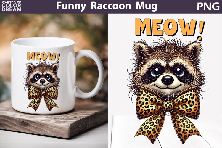 Funny Raccoon Mug | Raccoon Sarcastic Quotes Mug example image 1