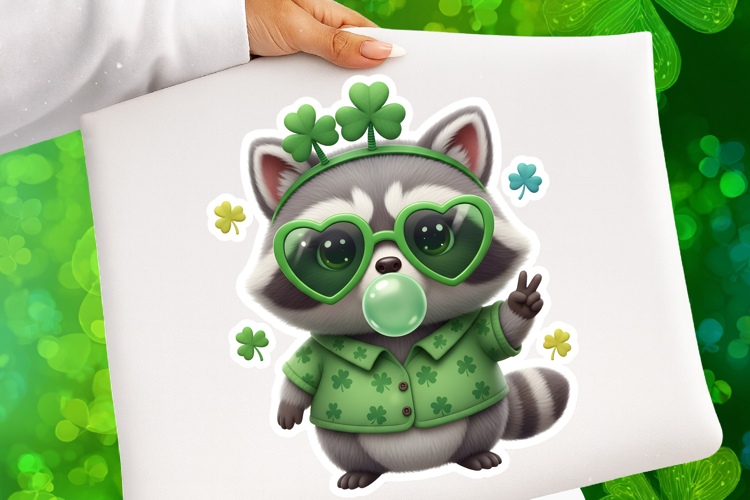 Funny Raccoon St Patrick’s Day Png - St Patrick’s Day