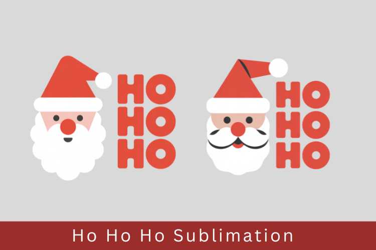 Cute Santa Claus Sublimation Design