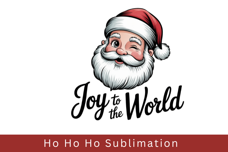 Cute Santa Claus Sublimation Design