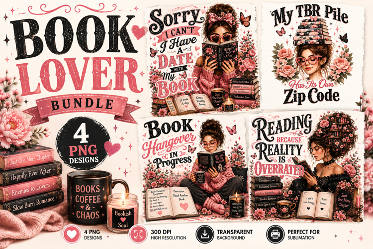 Funny Sarcastic Book Lover Sublimation