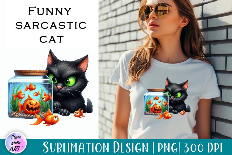 Halloween Cat Clipart Image 14