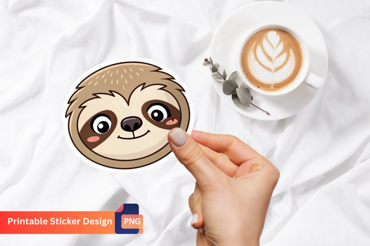 Cute Sloth Clipart Image 3