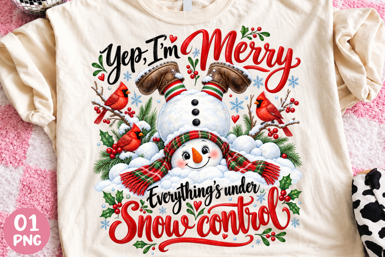Funny Snowman Christmas PNG