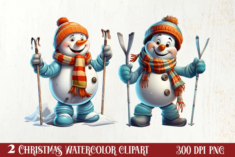 Funny Snowman Sublimation Clipart, Christmas PNG