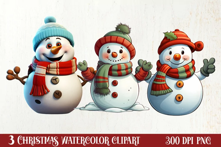 Funny Snowman Sublimation Clipart, Christmas PNG