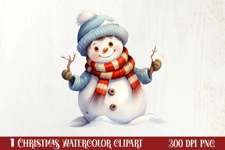 Funny Snowman Sublimation Clipart, Christmas PNG
