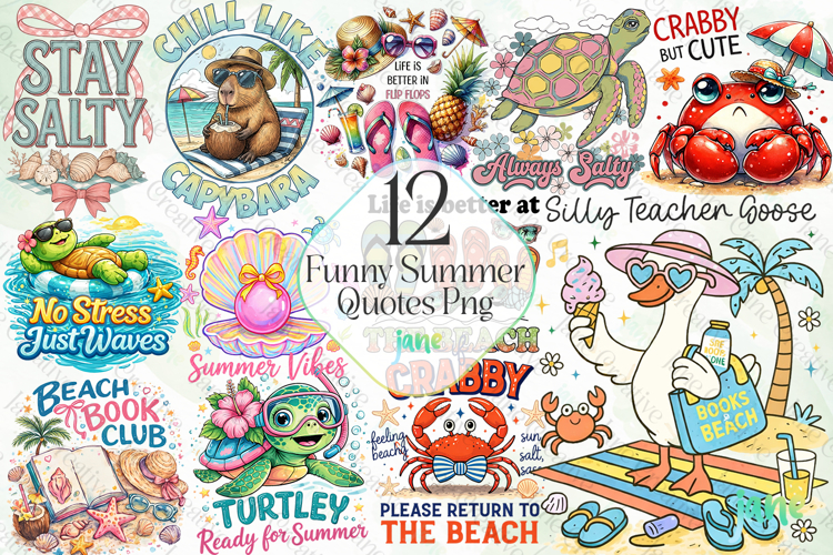 Funny Summer Quotes Png Sublimation