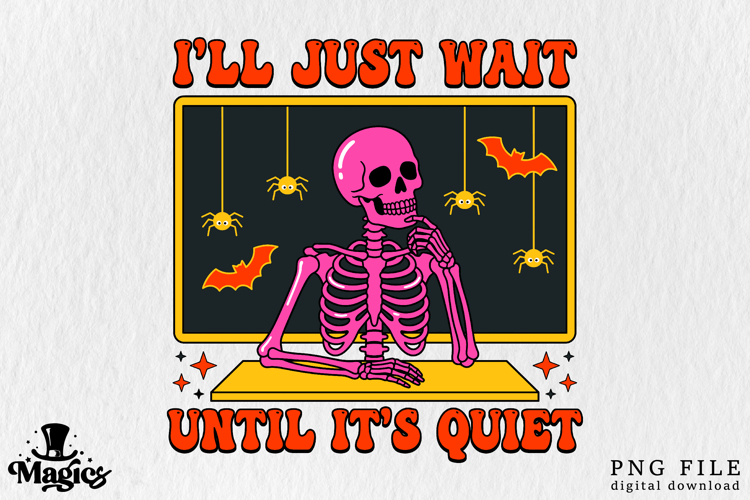 Funny Teacher Skeleton Halloween PNG