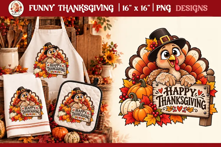 Funny Thanksgiving turkey PNG