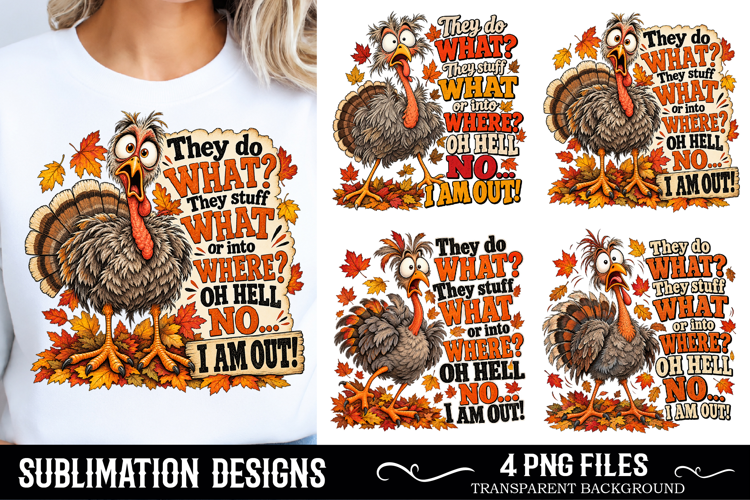 Funny Thanksgiving Turkey PNG